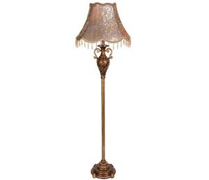 歐式布藝落地?zé)?燙金布藝燈罩落地?zé)?STD6601