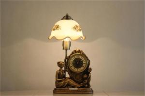 中式臥室臺燈 仿古典床頭臺燈 古銅 STD5862