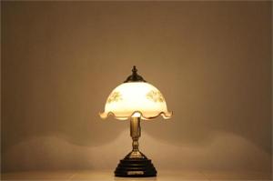 仿古中式風格臺燈 古銅中式臺燈 玻璃燈罩 STD5865