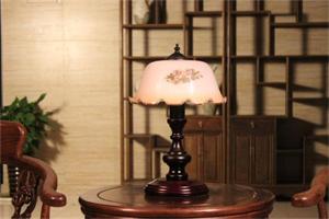 仿古中式臺燈 鐵藝古銅燈座 布藝燈罩臺燈 STD5866