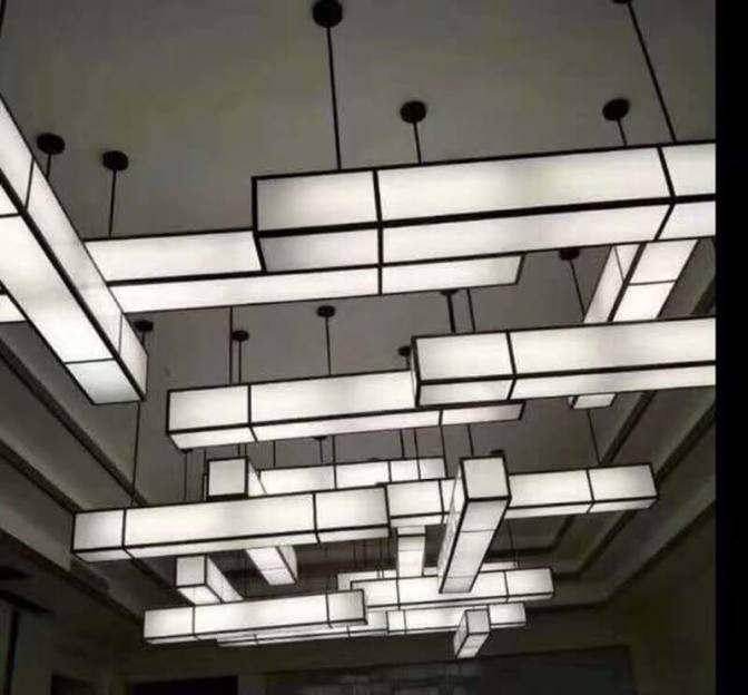 中式風格酒店大堂吊燈定制