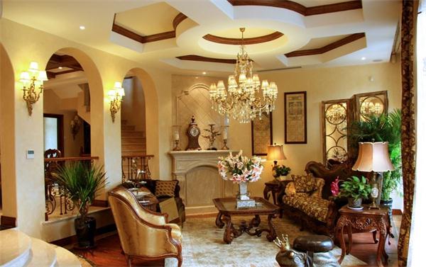 別墅客廳燈具效果圖設計 廠家價格直供