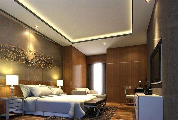 酒店客房燈具廠家無主燈設計方案效果圖 簡約現代風定制價格