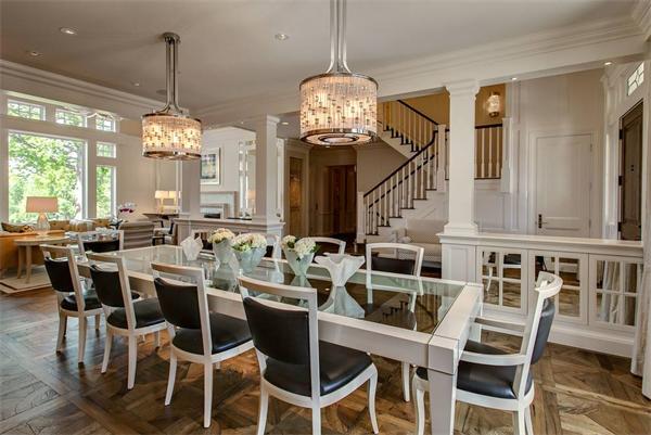 現代別墅餐廳吊燈定制設計效果圖 一站式燈具廠家直供