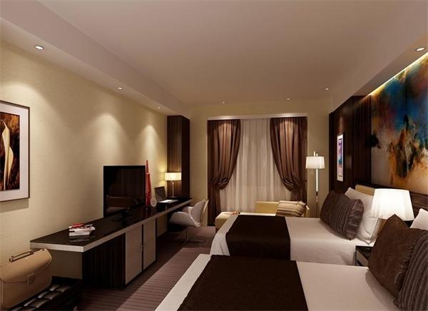 酒店客房標準間定制燈具效果圖 一站式燈具廠家供應(yīng)