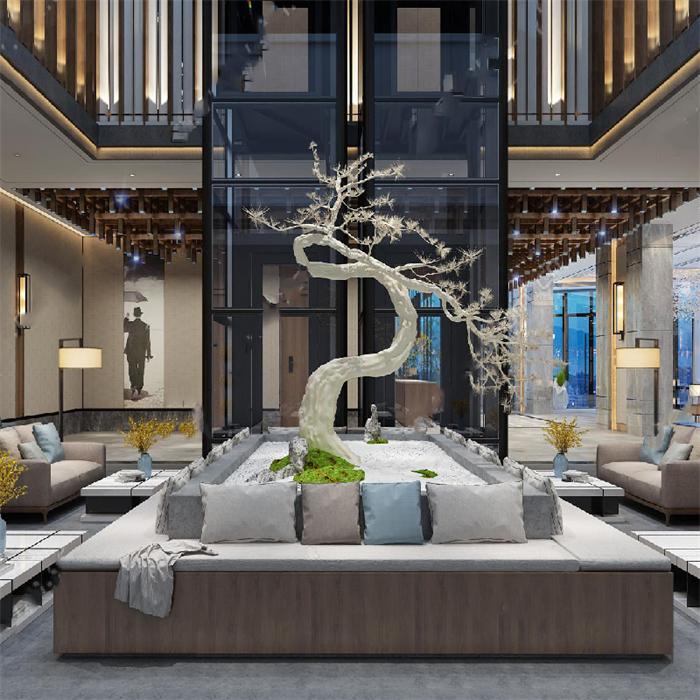 星級酒店燈具品牌_非標大堂燈飾廠家定制【孫氏照明】